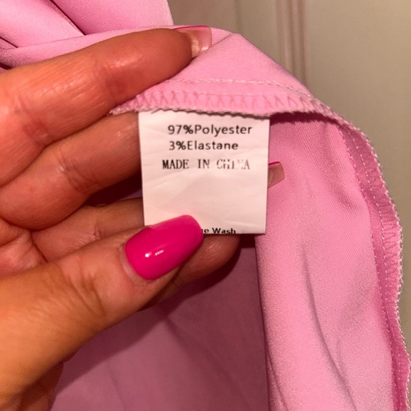 Pink Color Block PJ set - Picture 4 of 9